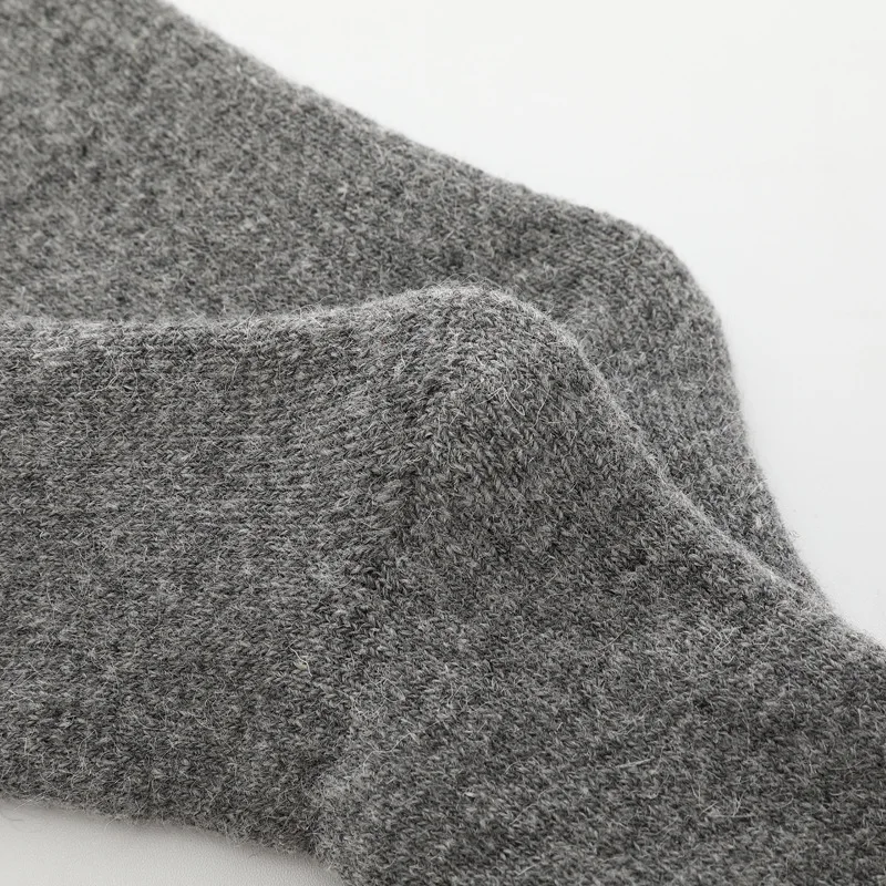 Super Warm Funny Happy Male Men Thicker Solid Socks Merino Wool Rabbit Socks Snow Winter Socks calceta hombre skarpety meskie