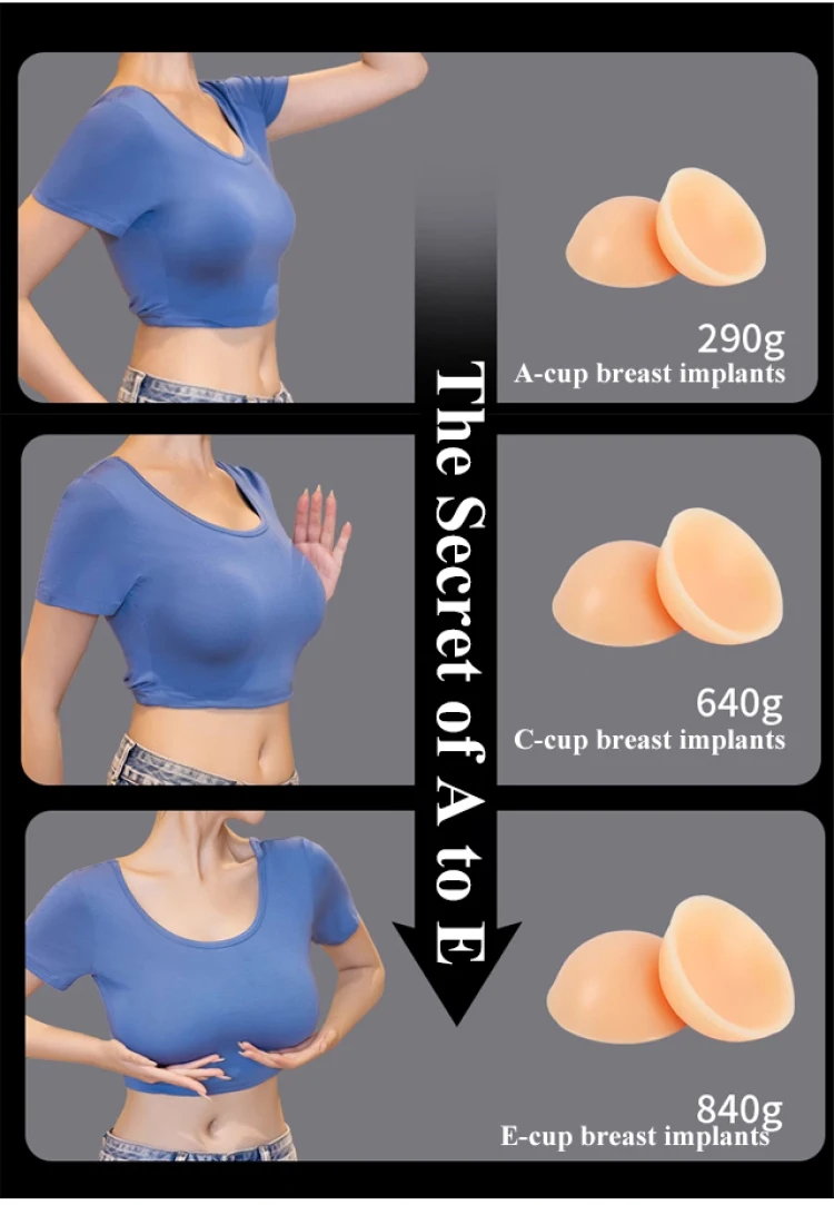 Silicone Fake Breast Forms Cosplay Breast Prosthesis Simulation Breast Enhancer Pads for Women,Crossdresser and Mastectomy