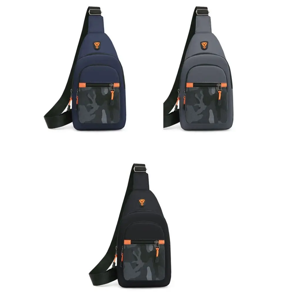 Oxford Cloth Men Chest Bag Black Grey Blue Large Capacity Waist Bag Shoulder Bag Sports Chest Bag Unisex Outdoor Crossbody Bag