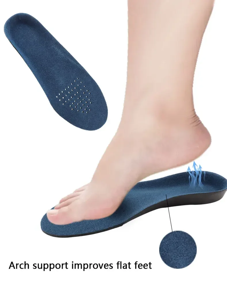 1Pair Sneakers Insoles Arch Support Orthopedic Shoes Insole for Feet Shock absorbing Shoe Pads Comfort Shoe Sole