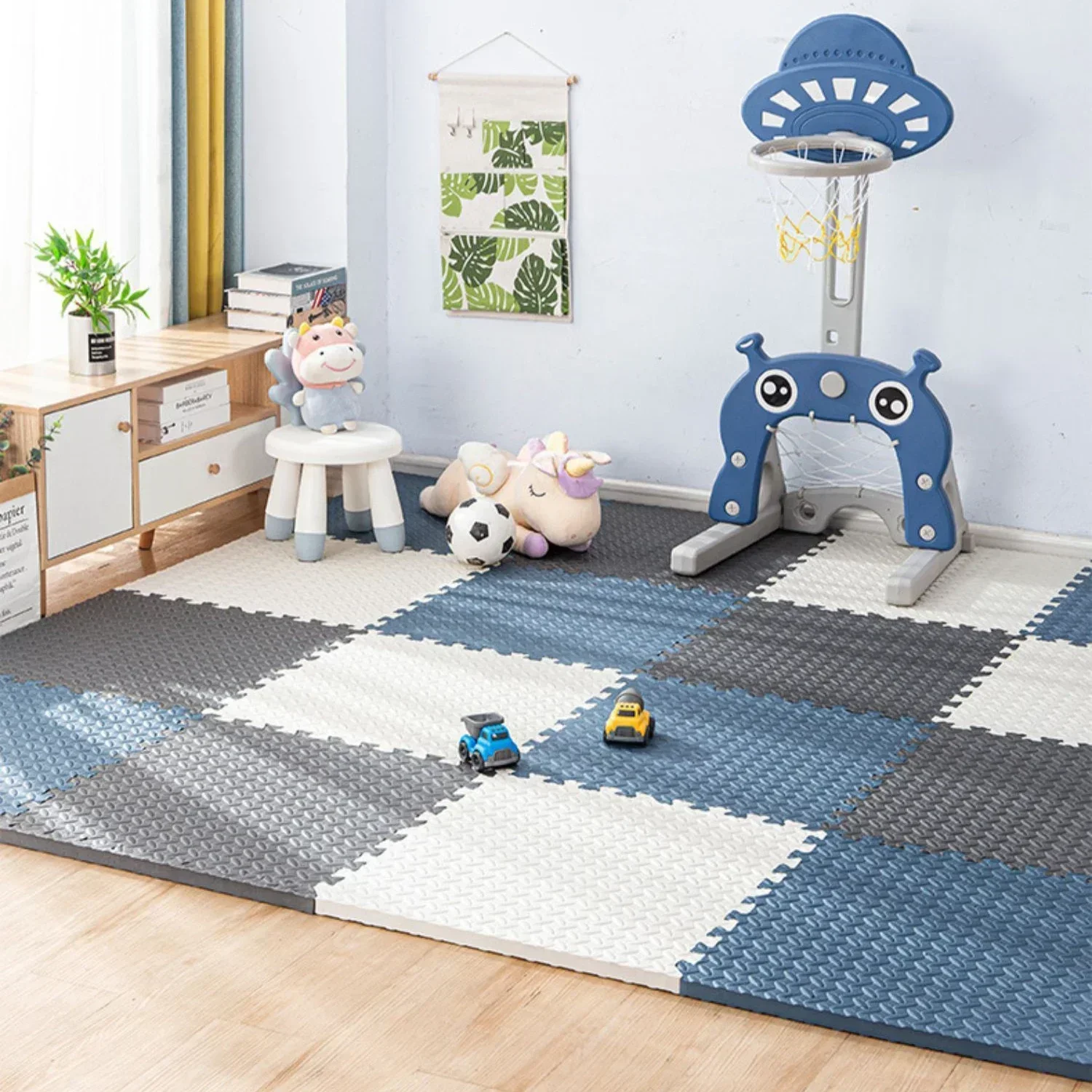 8/16pcs Pink Foam Play Mat, Interlocking Puzzle Carpet Floor Mat for Baby Crawling and Exercise Various Colors Available Toys
