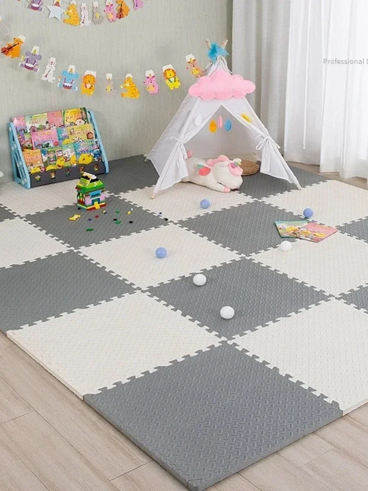 8/16pcs Pink Foam Play Mat, Interlocking Puzzle Carpet Floor Mat for Baby Crawling and Exercise Various Colors Available Toys