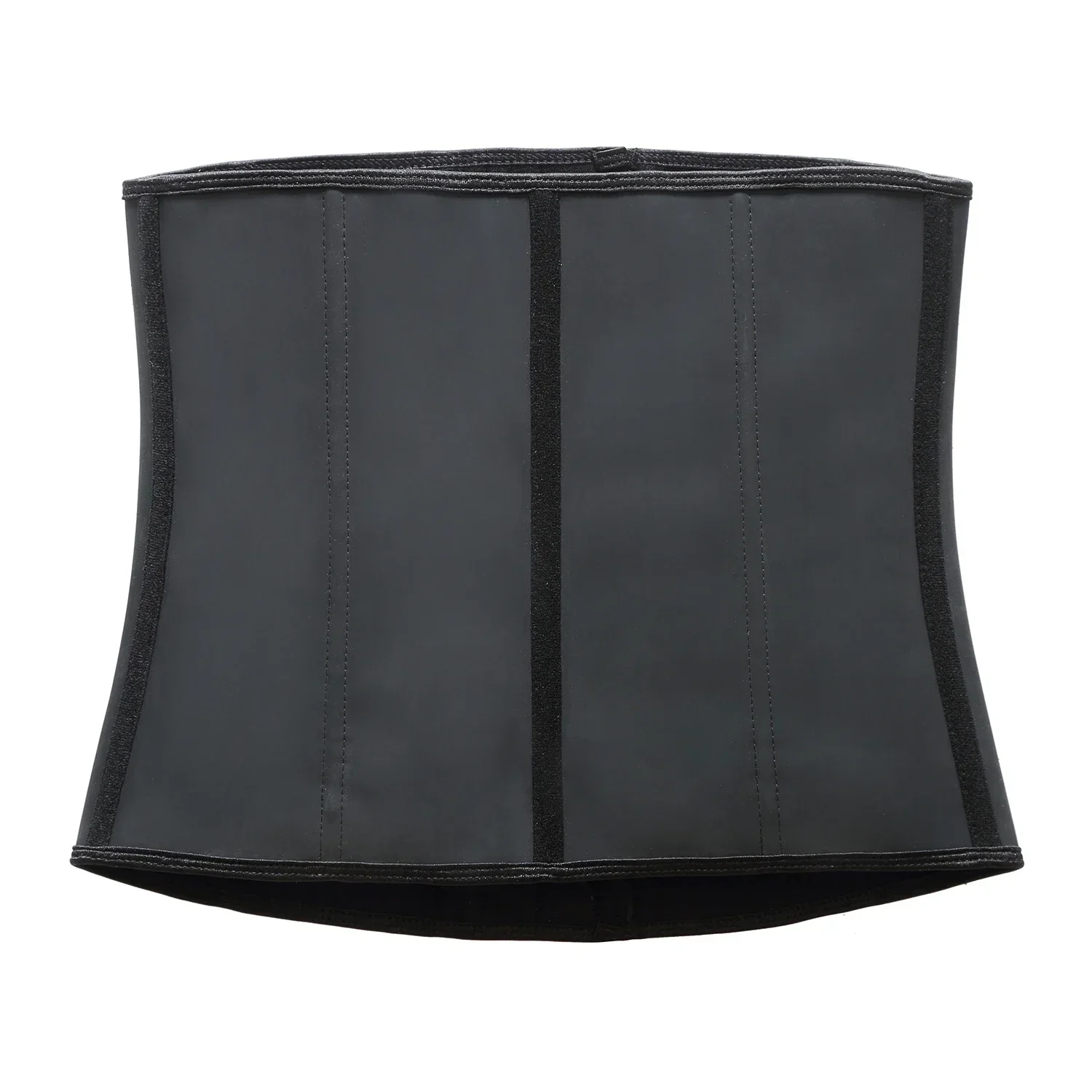 Women 9-Steel-Bone 100% Latex Rubber Girdle Waist Trainer Corsets Hourglass Body Shaper Long Torso Waist Cincher Weight Loss