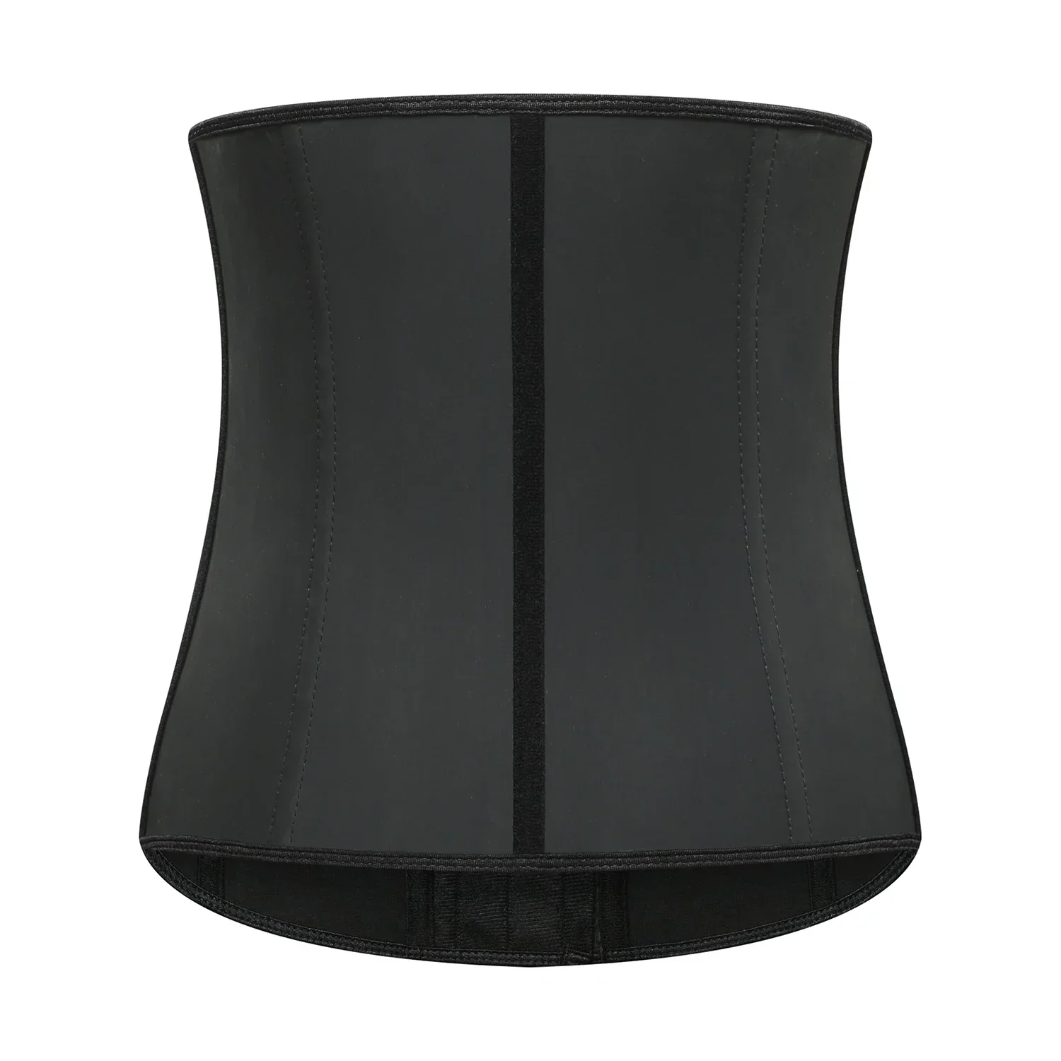 Women 9-Steel-Bone 100% Latex Rubber Girdle Waist Trainer Corsets Hourglass Body Shaper Long Torso Waist Cincher Weight Loss