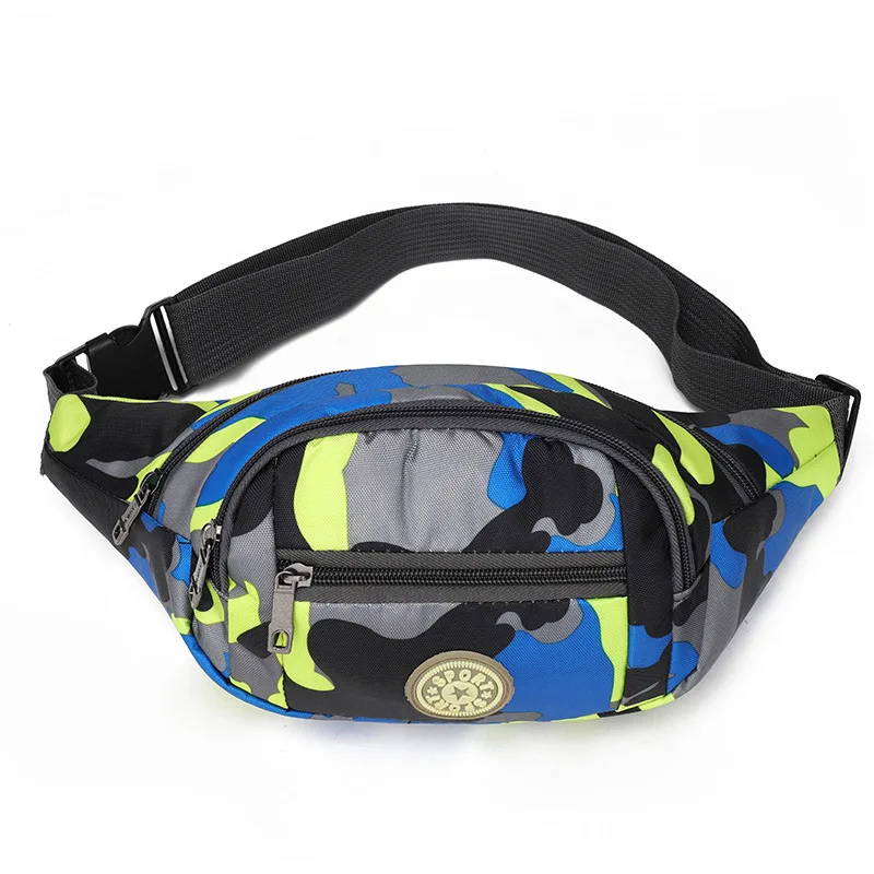 Camouflage Waistbag for Women Men Unisex Waist Bag Female Cute Banana Bag Ladies Small Adjustable Cool Colorful Shoulder Bag