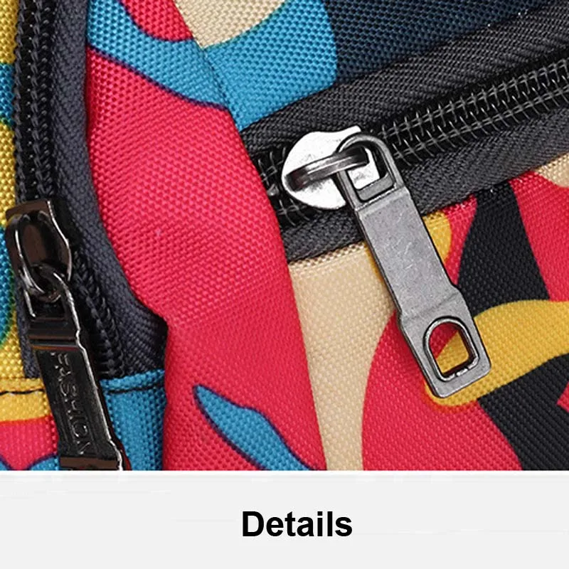 Camouflage Waistbag for Women Men Unisex Waist Bag Female Cute Banana Bag Ladies Small Adjustable Cool Colorful Shoulder Bag