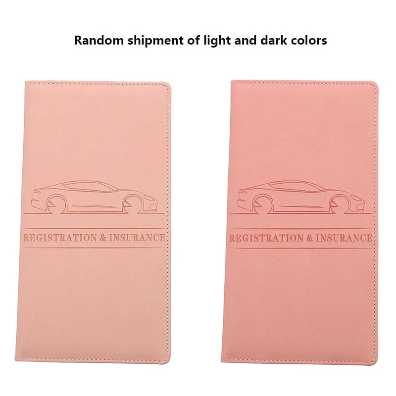 Men's Card Holder, Car Registration Vehicle License Insurance Card Holder Wallet