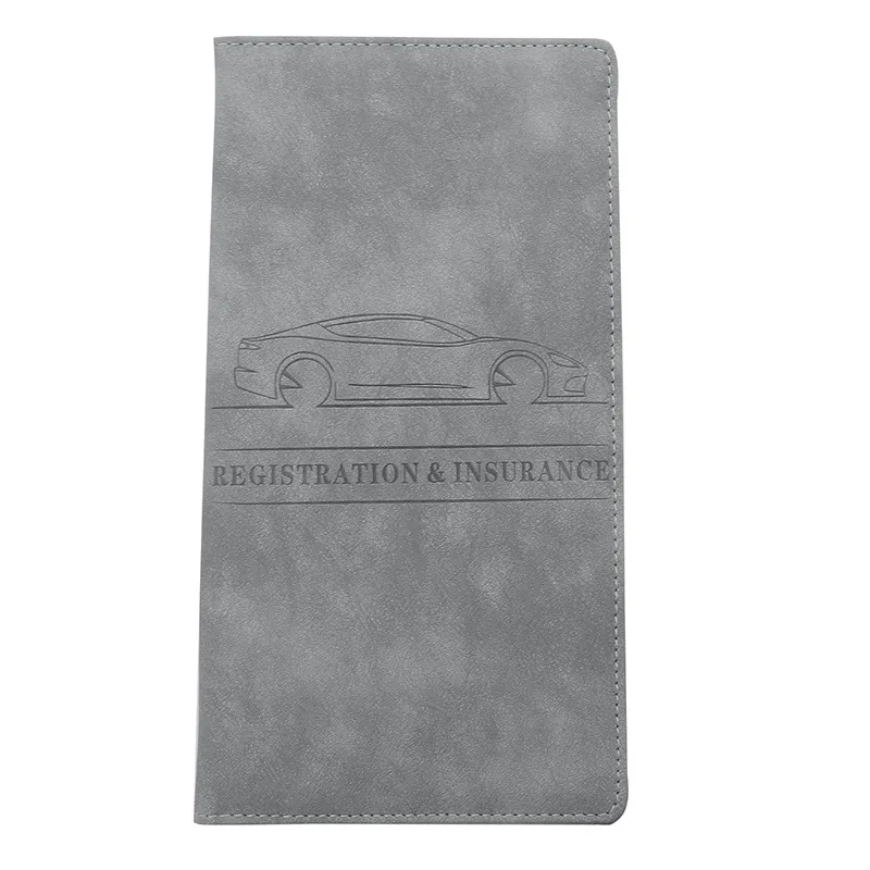 Men's Card Holder, Car Registration Vehicle License Insurance Card Holder Wallet