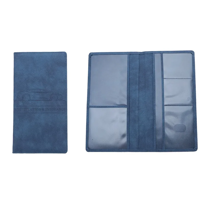 Men's Card Holder, Car Registration Vehicle License Insurance Card Holder Wallet