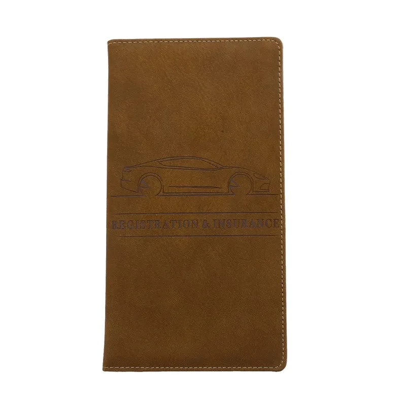 Men's Card Holder, Car Registration Vehicle License Insurance Card Holder Wallet