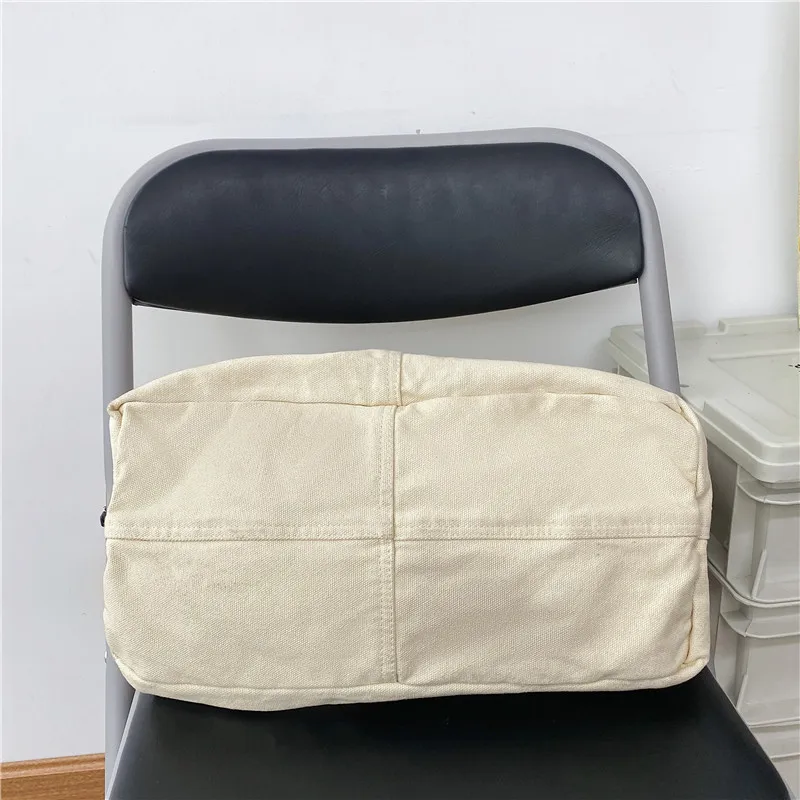 HOCODO New Bags for Women 2022 Canvas Shoulder Bag Fashion Large Capacity Handbags Female Casual Travel Bags Soft Crossbody Bags