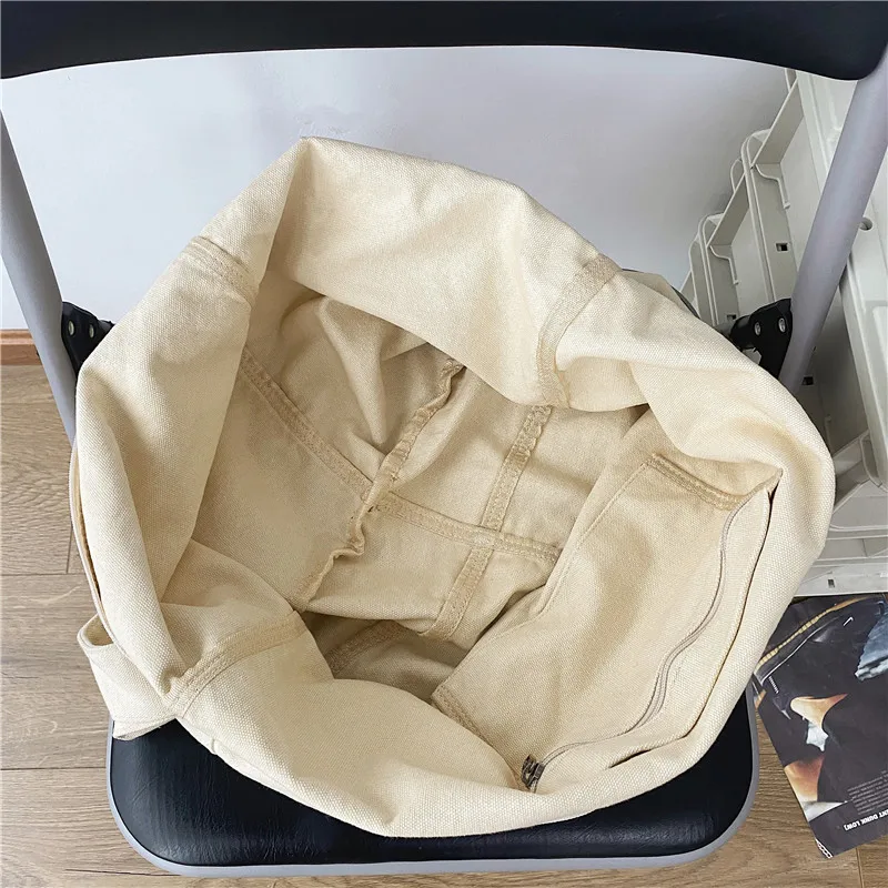 HOCODO New Bags for Women 2022 Canvas Shoulder Bag Fashion Large Capacity Handbags Female Casual Travel Bags Soft Crossbody Bags