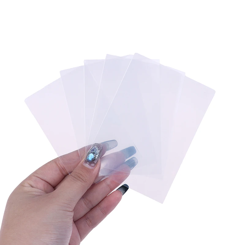 20pcs Korea Card Sleeves Photocard Holographic Protector Film Album Binder Pocket Page Protector