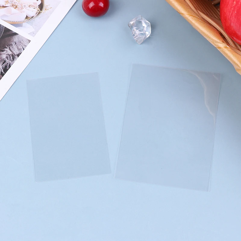 20pcs Korea Card Sleeves Photocard Holographic Protector Film Album Binder Pocket Page Protector