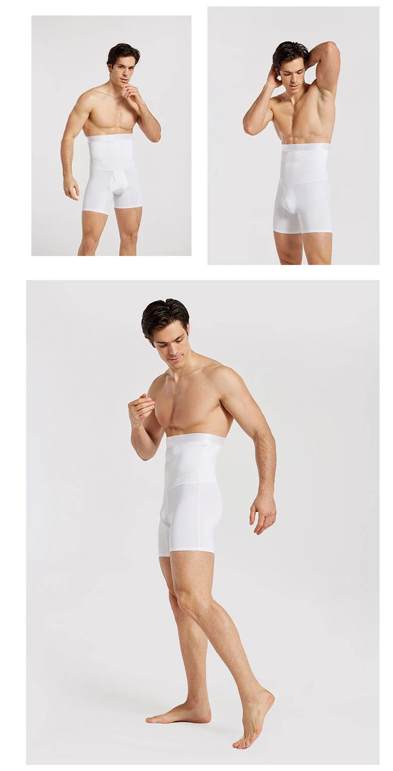 Men Tummy Control Shorts Body Shaper Compression High Waist Trainer Belly Tummy Control Slimming Shapewear Boxer Underwear Fajas