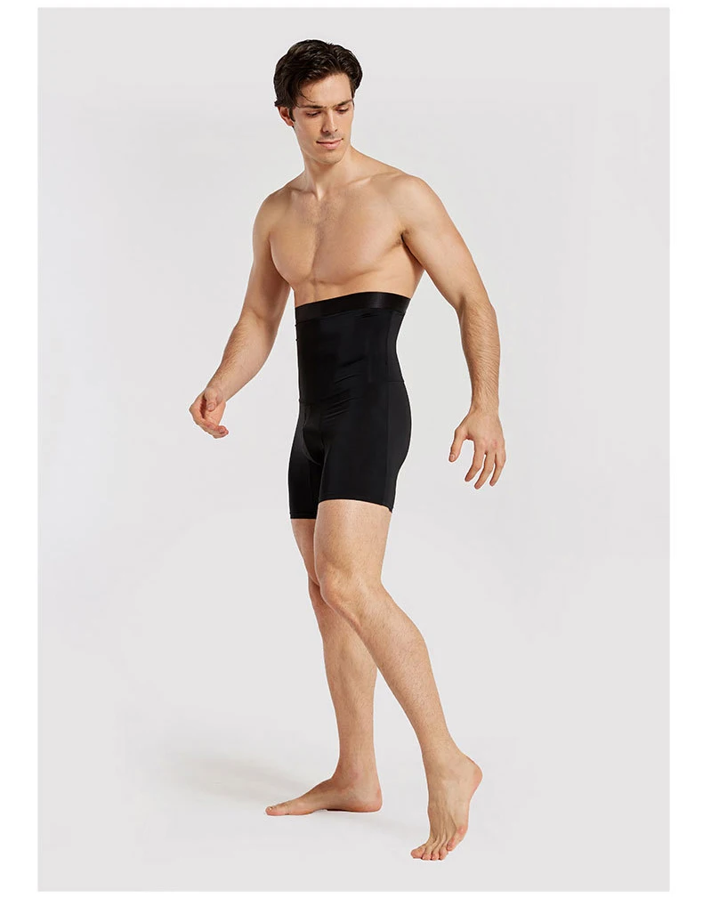 Men Tummy Control Shorts Body Shaper Compression High Waist Trainer Belly Tummy Control Slimming Shapewear Boxer Underwear Fajas