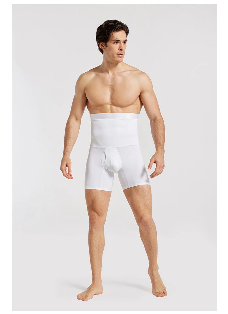 Men Tummy Control Shorts Body Shaper Compression High Waist Trainer Belly Tummy Control Slimming Shapewear Boxer Underwear Fajas