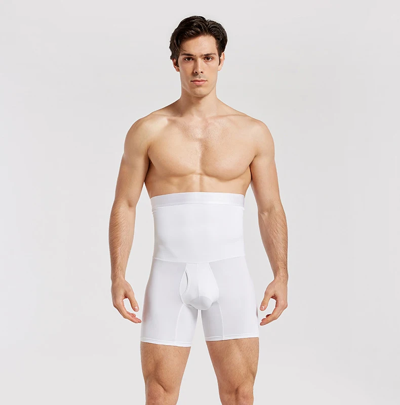 Men Tummy Control Shorts Body Shaper Compression High Waist Trainer Belly Tummy Control Slimming Shapewear Boxer Underwear Fajas