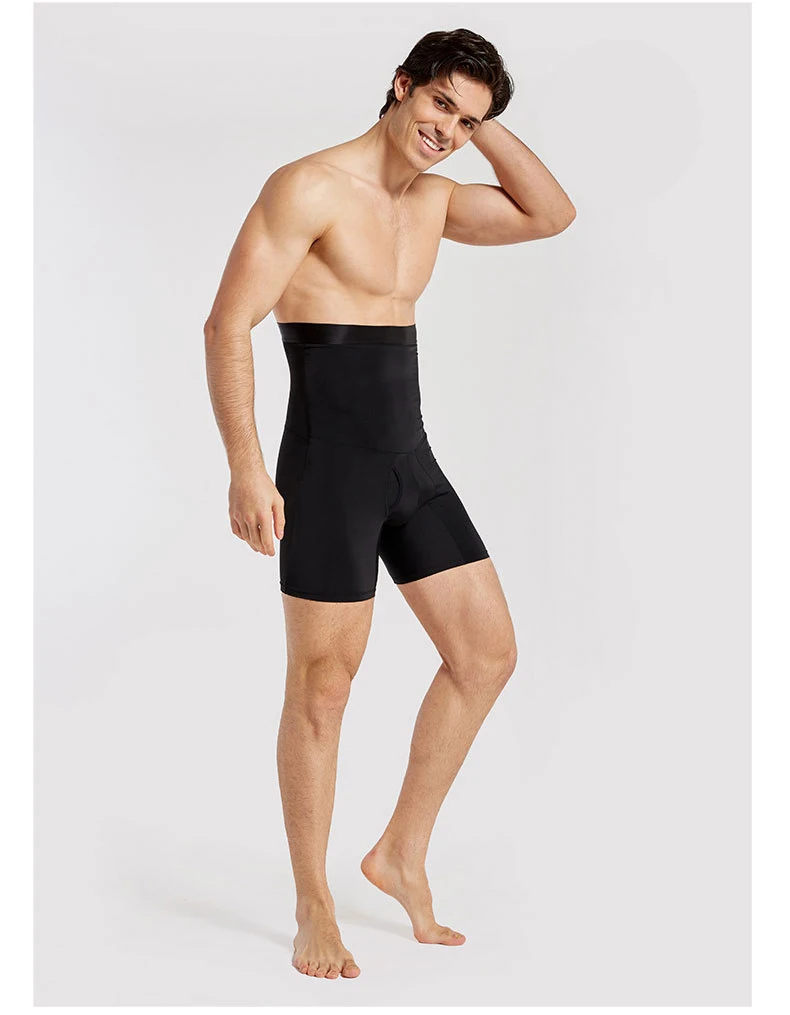 Men Tummy Control Shorts Body Shaper Compression High Waist Trainer Belly Tummy Control Slimming Shapewear Boxer Underwear Fajas
