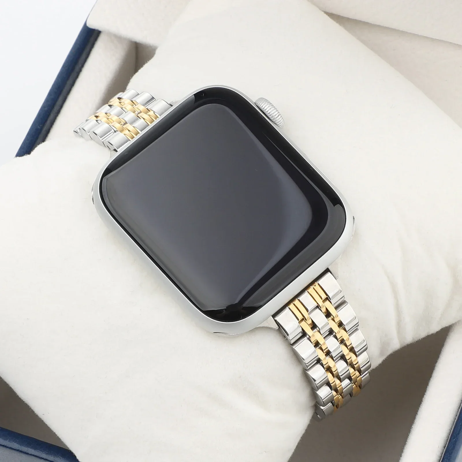 Stainless Steel Strap For Apple Watch Ultra 2 Band 49mm 42mm 46mm Metal Bracelet iWatch Series 10 9 8 7 6 5 4 3 Women 45mm 41mm