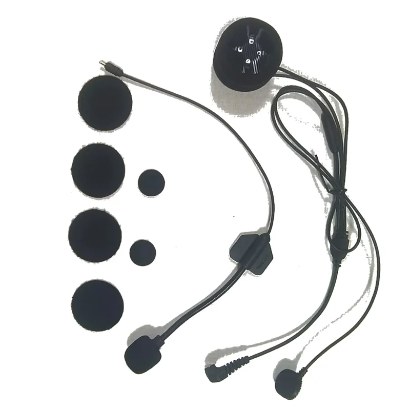 Freedconn Intercom Interphone Accessories 2 in 1 Mic for KY Pro R1 Pro R1 Plus Tmax Pro 5pin Earphone