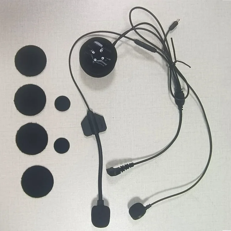 Freedconn Intercom Interphone Accessories 2 in 1 Mic for KY Pro R1 Pro R1 Plus Tmax Pro 5pin Earphone