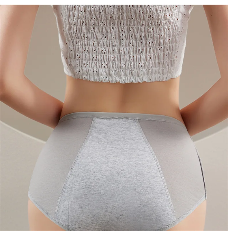 Panties for Menstruation Cotton Menstrual Panties High Waist Period Underwear Culotte Menstruelle Leak Proof Bragas Menstruales
