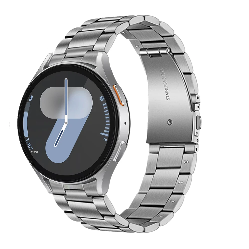 No Gaps Band For Samsung Galaxy Watch 7/ 7 LTE 44mm Watch6 4 5Pro 45mm 44mm 40mm Strap Official Metal Stainless Steel Bracelets