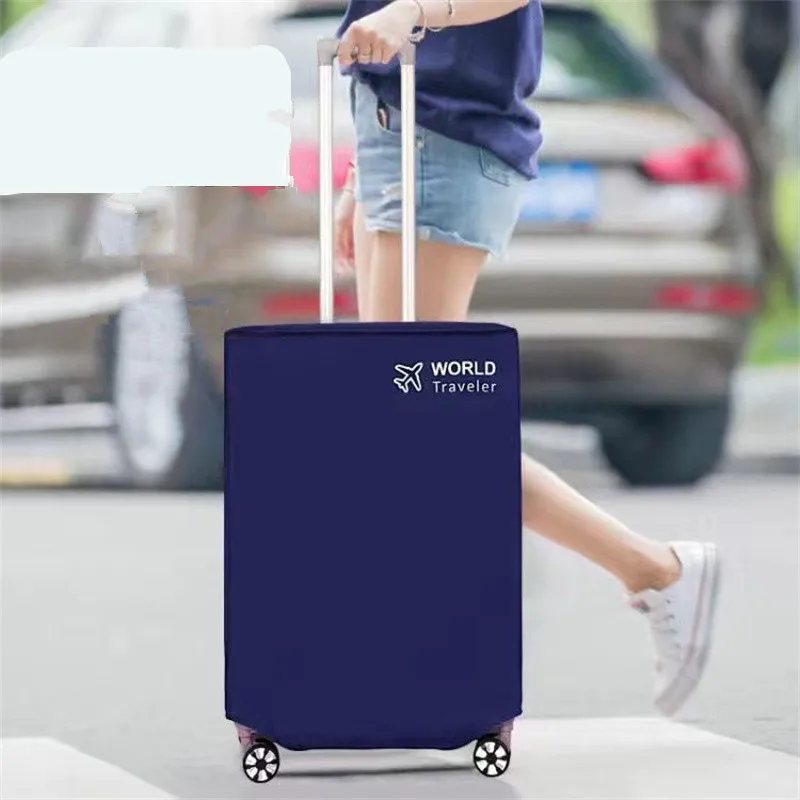 24/26/28/30inch Black Travel Luggage Suitcase Protective Cover Luggage Covers Protector Stretch Dust Covers For Travel Accessory