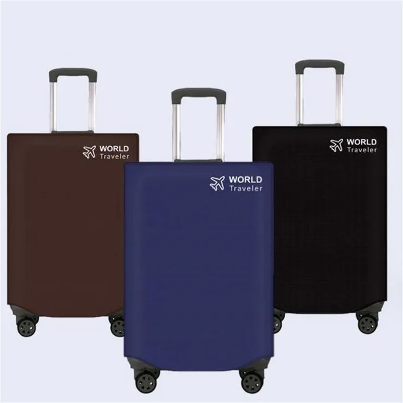 24/26/28/30inch Black Travel Luggage Suitcase Protective Cover Luggage Covers Protector Stretch Dust Covers For Travel Accessory