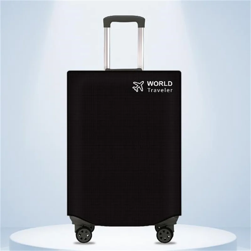 24/26/28/30inch Black Travel Luggage Suitcase Protective Cover Luggage Covers Protector Stretch Dust Covers For Travel Accessory