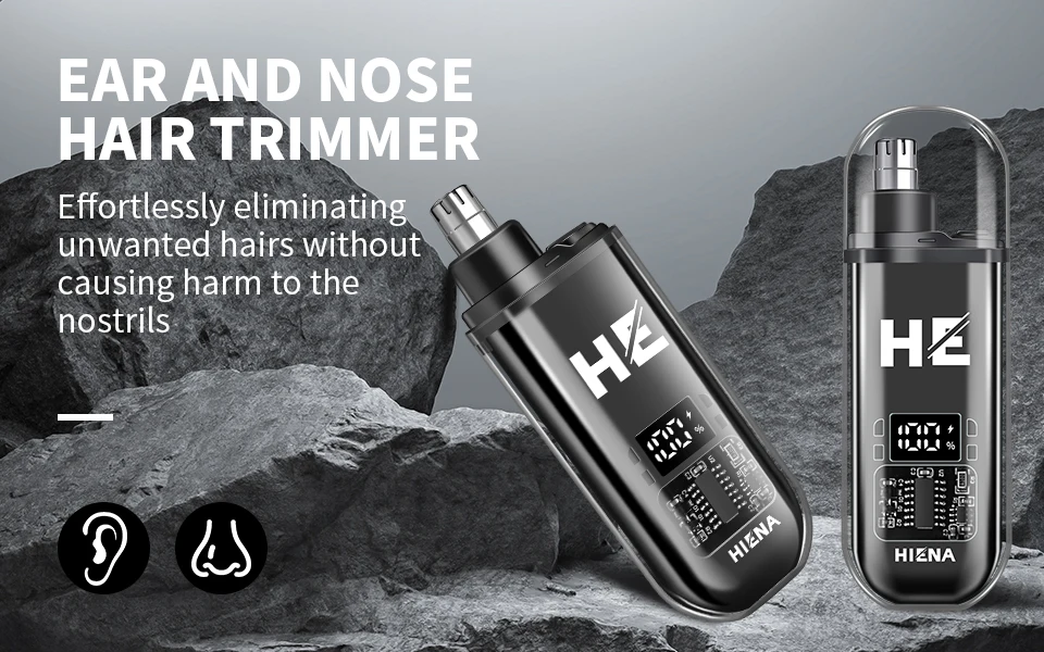 Hiena Finish Machine Electric Professional Electric Hair Clippers Beard Clipper Rechargeable Men's Shaver Hair Trimmer Kit
