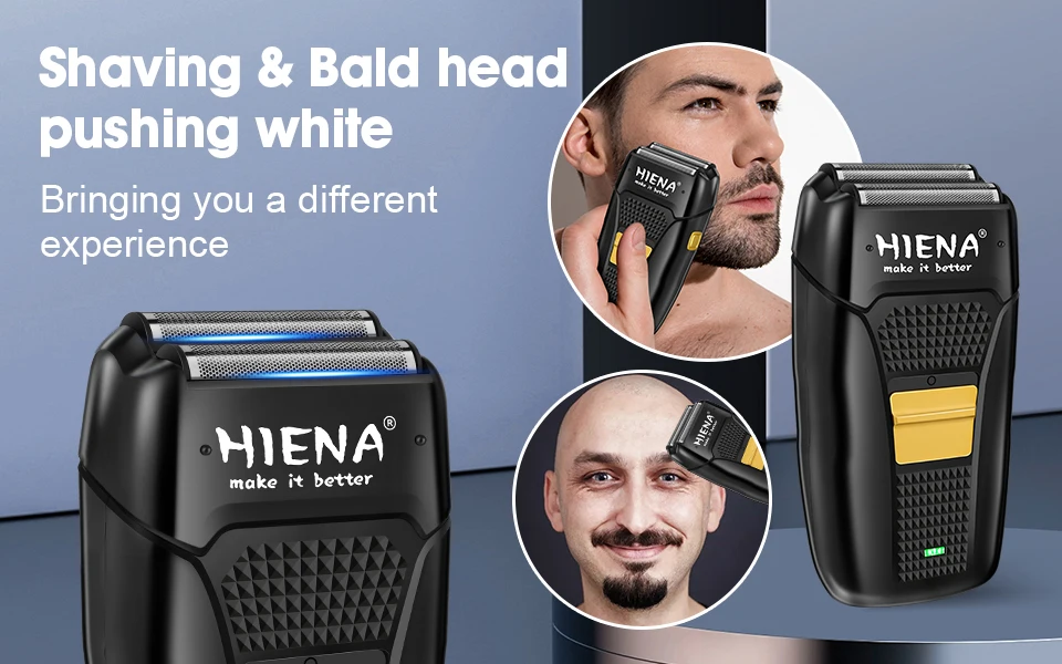 Hiena Finish Machine Electric Professional Electric Hair Clippers Beard Clipper Rechargeable Men's Shaver Hair Trimmer Kit