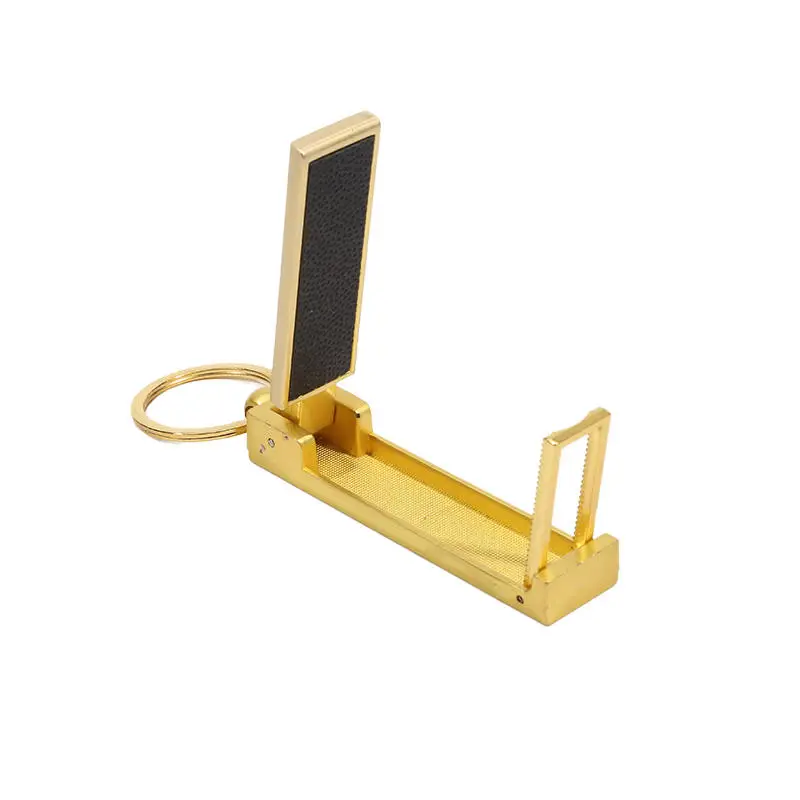 1/2pcs Multi Functional Metal Keychain Lazy Phone Holder Desk Side Hanging Bag Magic Tool Portable Sturdy Durable Pendant