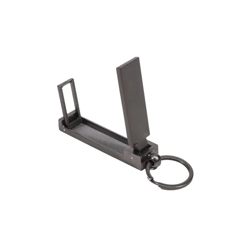 1/2pcs Multi Functional Metal Keychain Lazy Phone Holder Desk Side Hanging Bag Magic Tool Portable Sturdy Durable Pendant