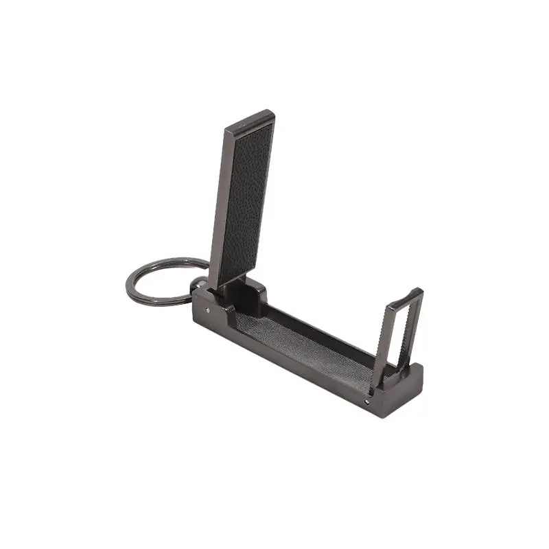 1/2pcs Multi Functional Metal Keychain Lazy Phone Holder Desk Side Hanging Bag Magic Tool Portable Sturdy Durable Pendant