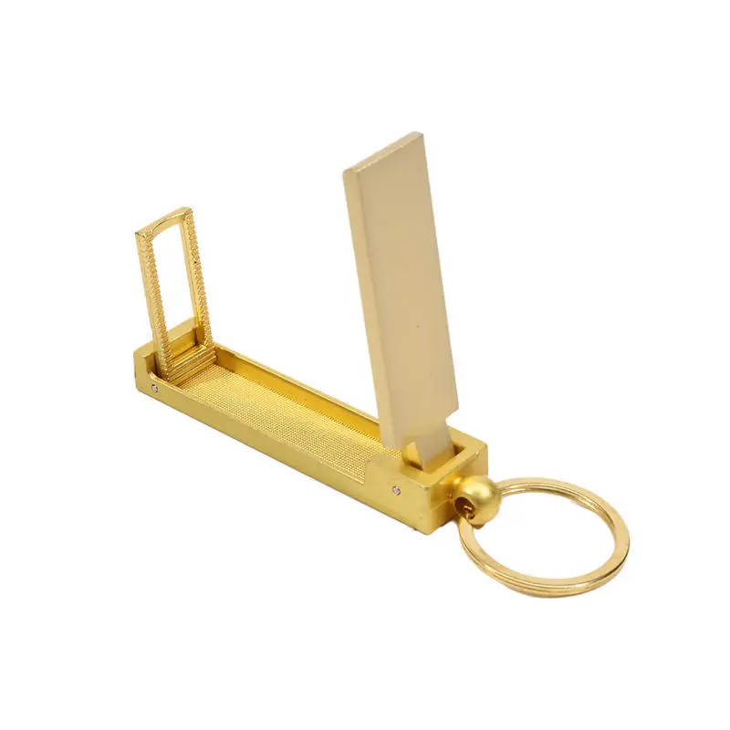 1/2pcs Multi Functional Metal Keychain Lazy Phone Holder Desk Side Hanging Bag Magic Tool Portable Sturdy Durable Pendant