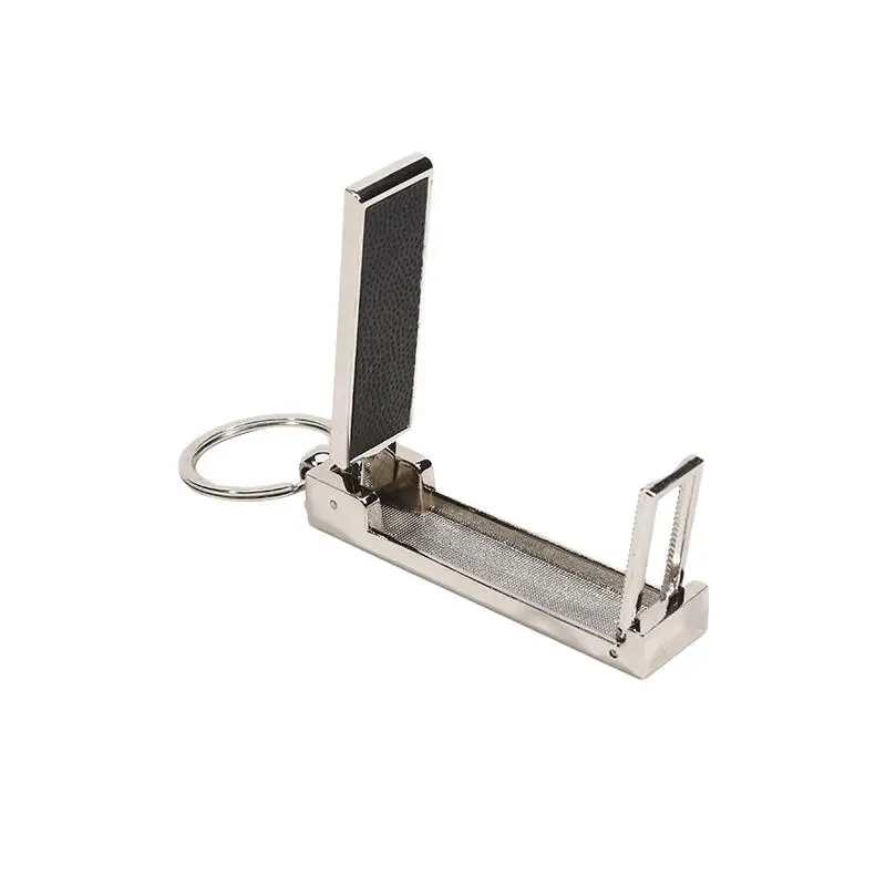 1/2pcs Multi Functional Metal Keychain Lazy Phone Holder Desk Side Hanging Bag Magic Tool Portable Sturdy Durable Pendant
