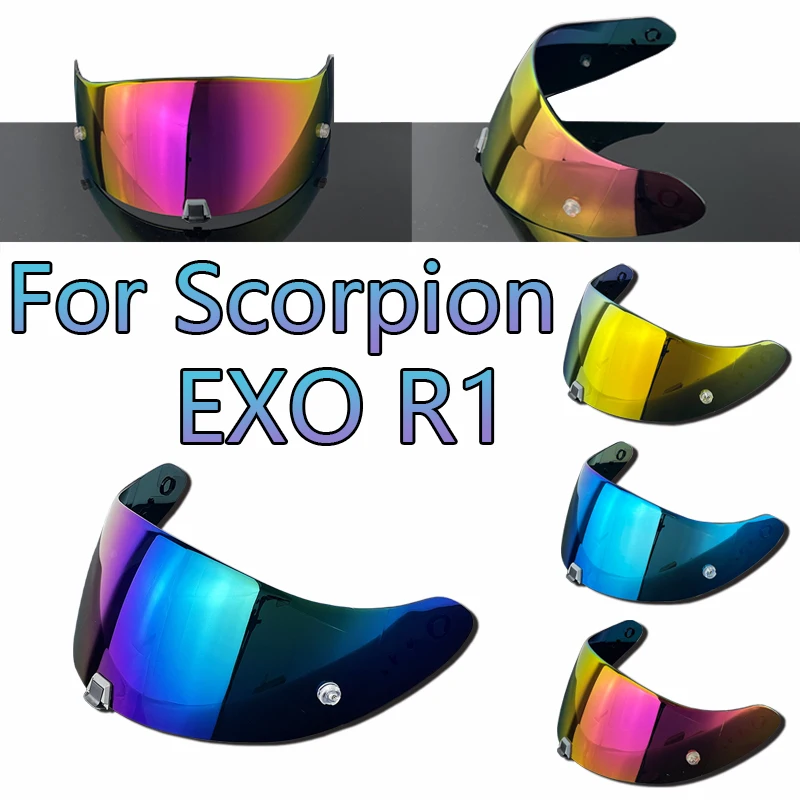 Motorcycle Helmet Visor Lens For KDF-16-1 Scorpion Exo 1400 Carbon, R1 Air EXO 520 Anti-UV Anti-Scratch Dustproof Wind Shield