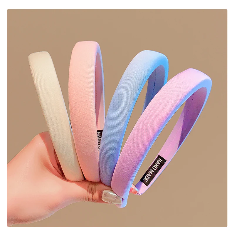 2026 New Children Classic Simple Solid Color Headband Headwears Baby Girls Women Sweet Hair Hoop Headbands Kids Hair Accessories