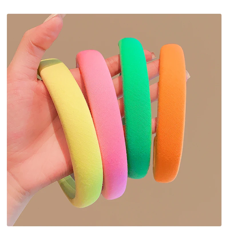 2026 New Children Classic Simple Solid Color Headband Headwears Baby Girls Women Sweet Hair Hoop Headbands Kids Hair Accessories
