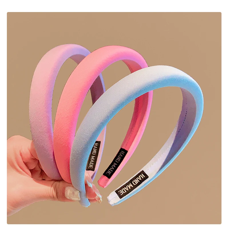 2026 New Children Classic Simple Solid Color Headband Headwears Baby Girls Women Sweet Hair Hoop Headbands Kids Hair Accessories