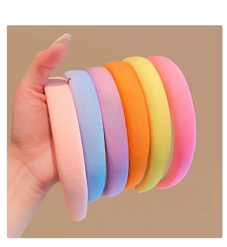 2026 New Children Classic Simple Solid Color Headband Headwears Baby Girls Women Sweet Hair Hoop Headbands Kids Hair Accessories