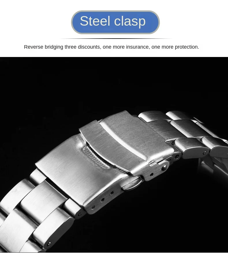 Stainless Steel Strap for Seiko No. 5 SKX007 skx009 Watch 20 22mm Curved Bracelet for Oyster SSK003 for Jubilee Curved Bracelet