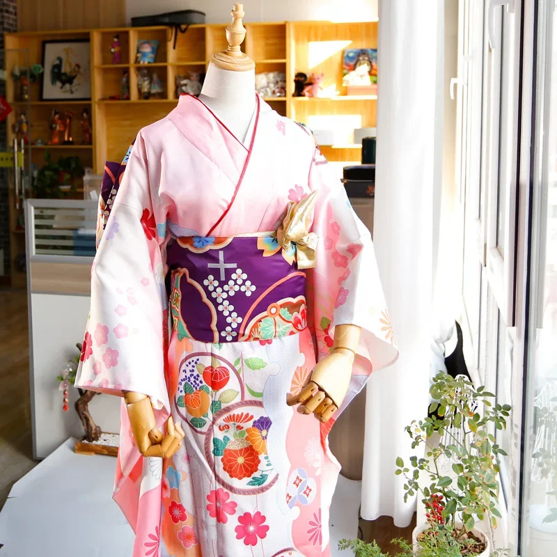 Big Flower Knot Women Japanese Style Kimono Obi Yukata Accessories Creative Big Bow Tie Girdle Cosplay Dress Waistband