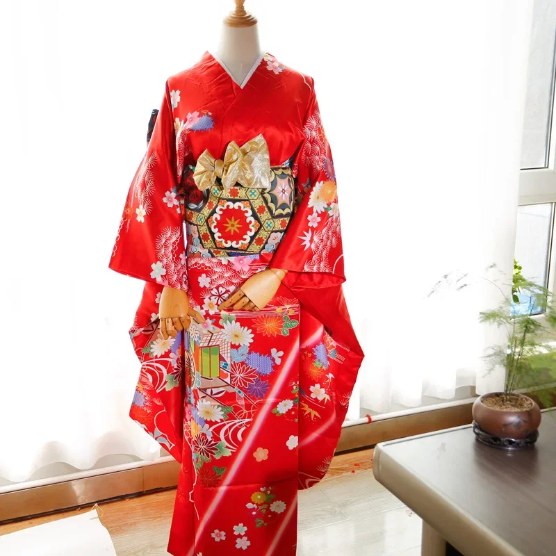 Big Flower Knot Women Japanese Style Kimono Obi Yukata Accessories Creative Big Bow Tie Girdle Cosplay Dress Waistband