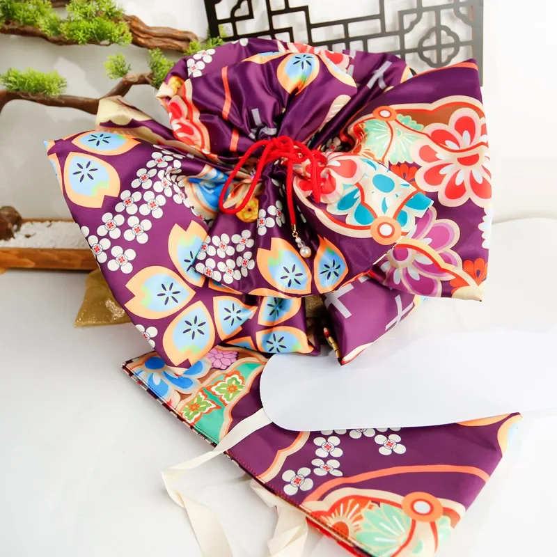 Big Flower Knot Women Japanese Style Kimono Obi Yukata Accessories Creative Big Bow Tie Girdle Cosplay Dress Waistband