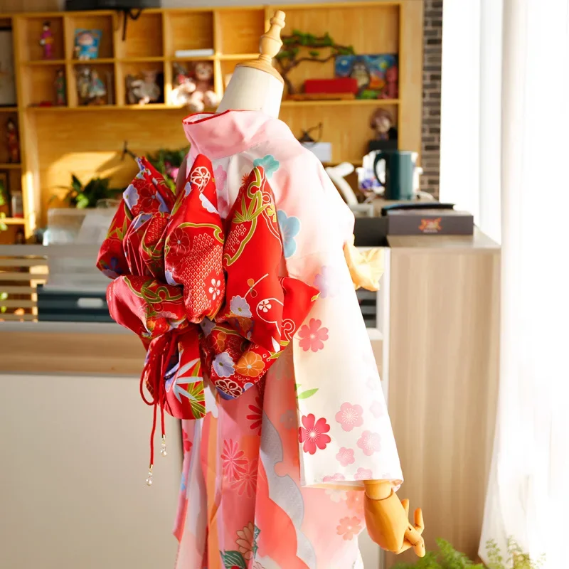 Big Flower Knot Women Japanese Style Kimono Obi Yukata Accessories Creative Big Bow Tie Girdle Cosplay Dress Waistband