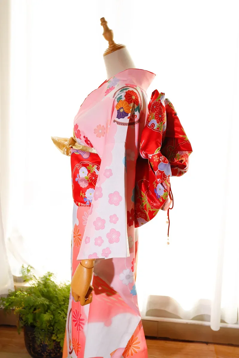 Big Flower Knot Women Japanese Style Kimono Obi Yukata Accessories Creative Big Bow Tie Girdle Cosplay Dress Waistband