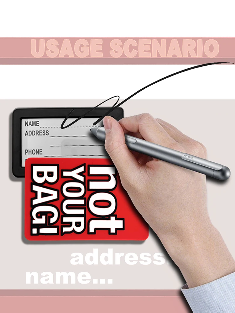 1/7PC Portable Travel Accessories Luggage Travel Tag Silica Gel Suitcase Labels Name ID Address Tags Baggage Boarding Tag Label